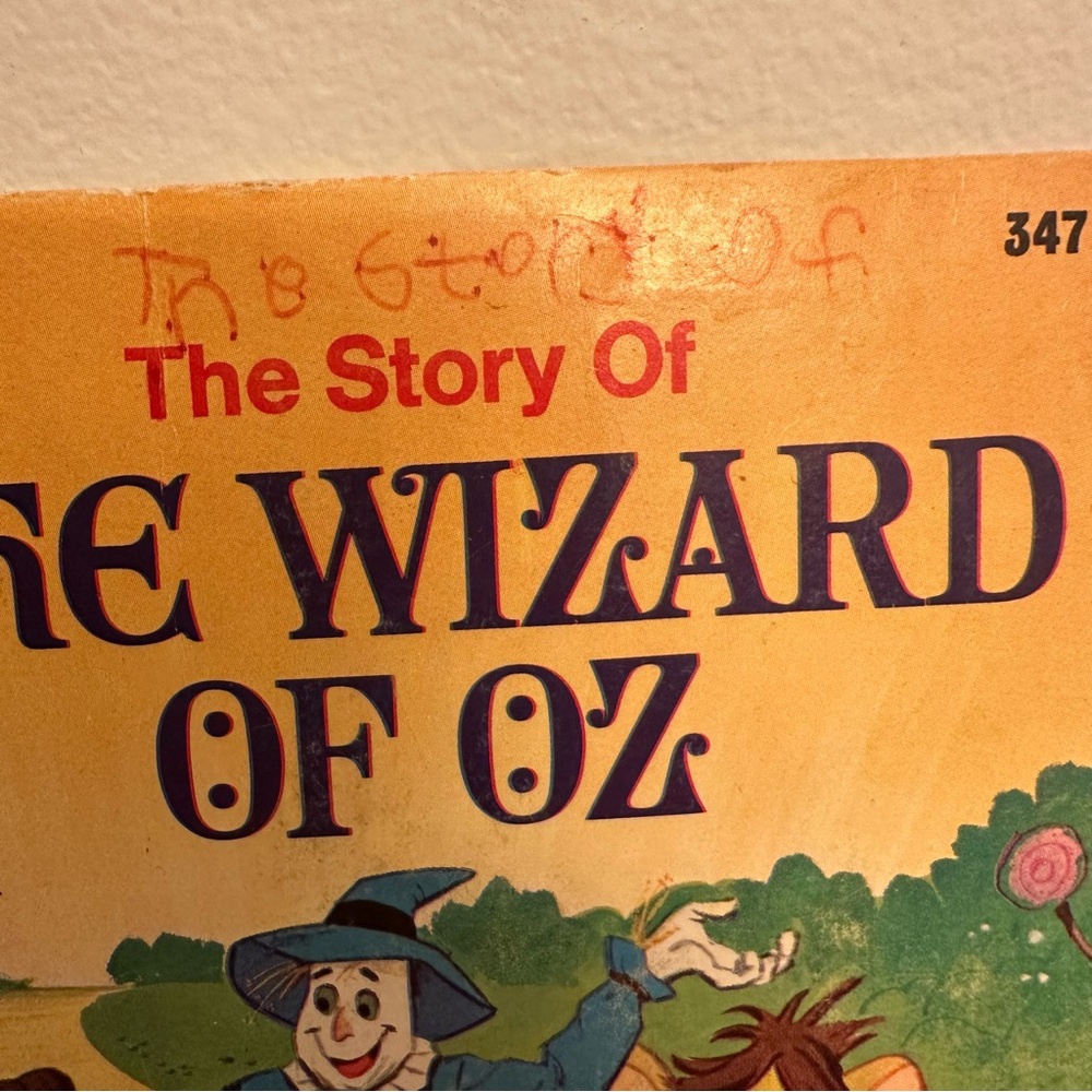 Vintage 1978 The Story Of The Wizard Of Oz 24 Page Book Record 33 1/3 RPM #347 - Picture 2 of 16